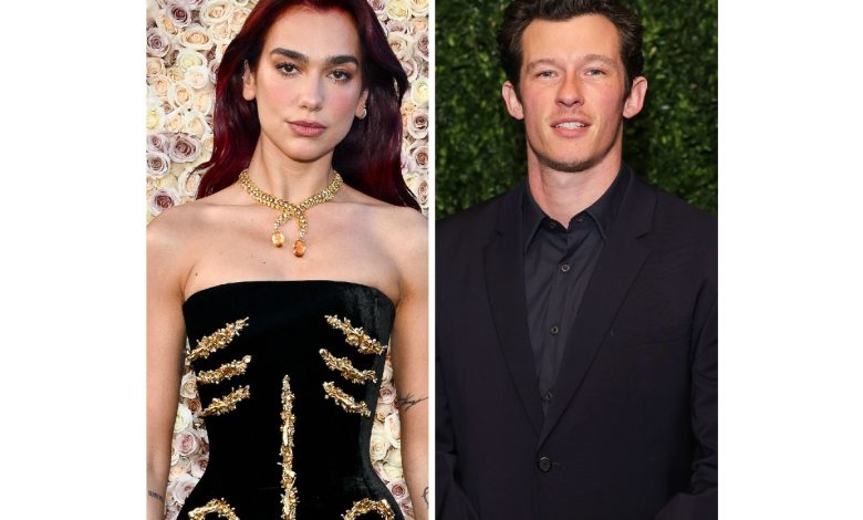 Dua Lipa and Callum Turner