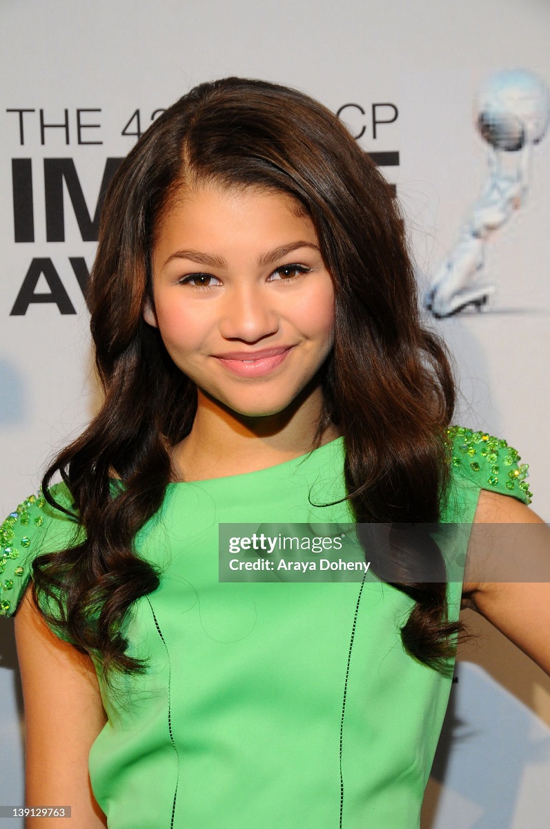 Dune actress Zendaya as a child