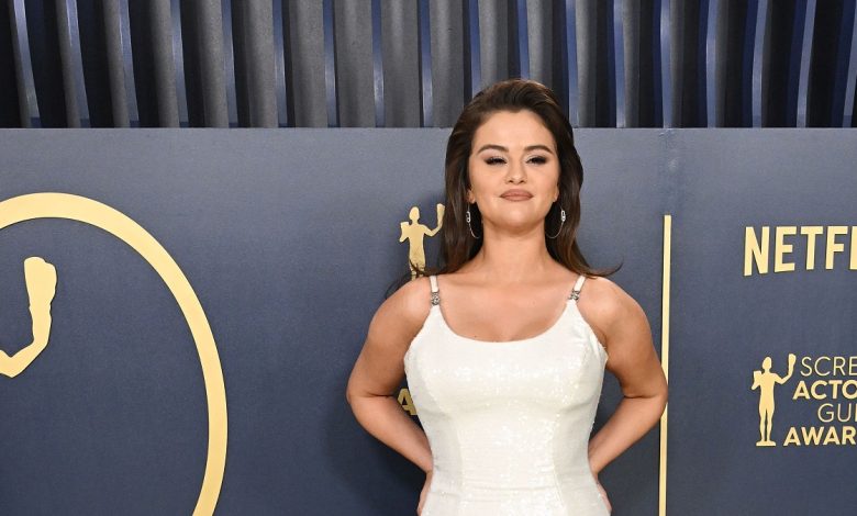 Selena Gomez dress for chubby women