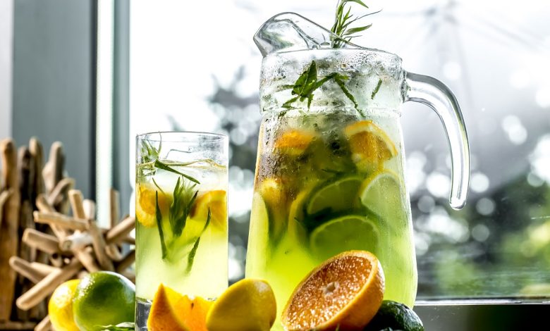 Flavored water for weight loss