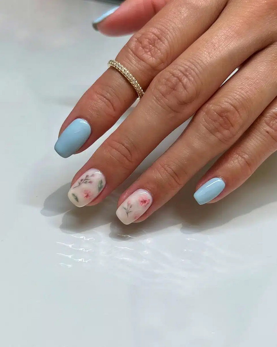 Flower nail design7