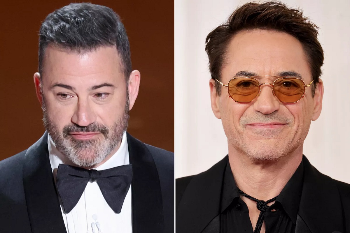 Jimmy Kimmel joke with Robert Downey Jr.