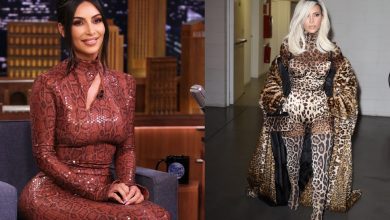 Kim Kardashian's animal print outfits