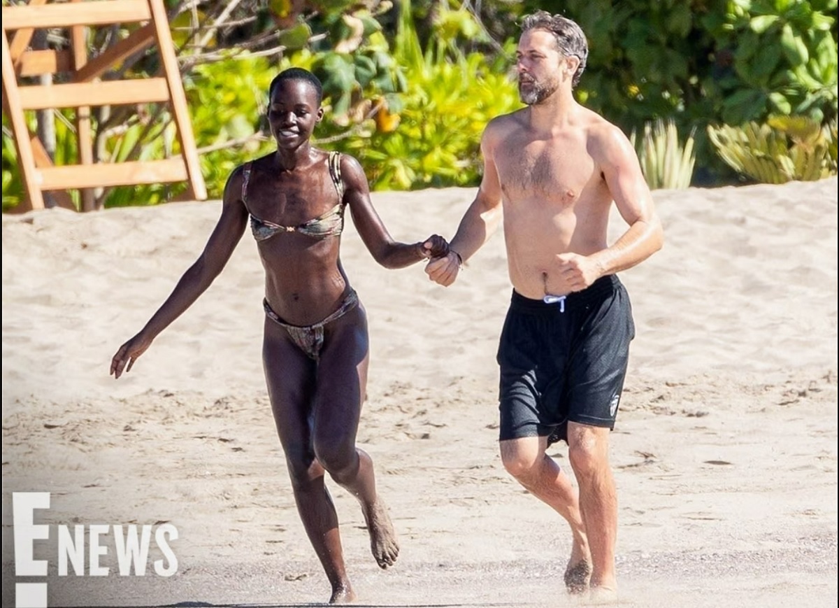 Lupita Nyong and her boyfriend1