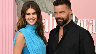 Ricky Martin and Kaia Gerber