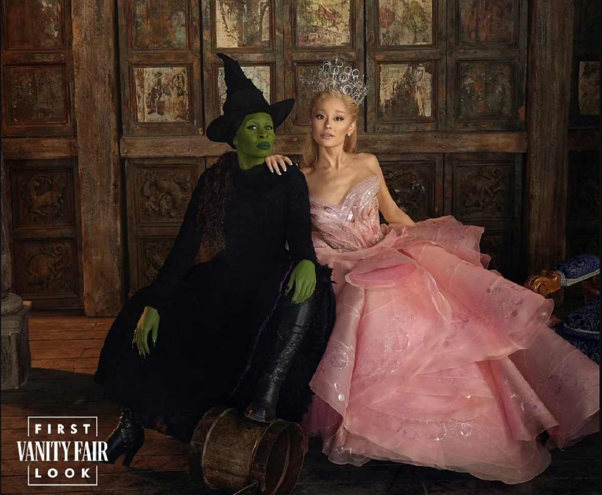 The best costumes of Wicked 2024- pink dress