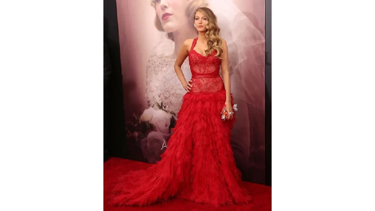 The best red dresses of celebrities- Blake Lively