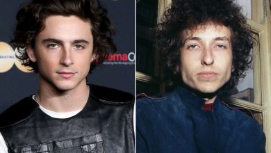 Timothée Chalamet as Bob Dylan