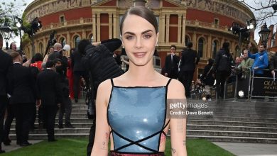 Cara Delevingne in Gucci Dress