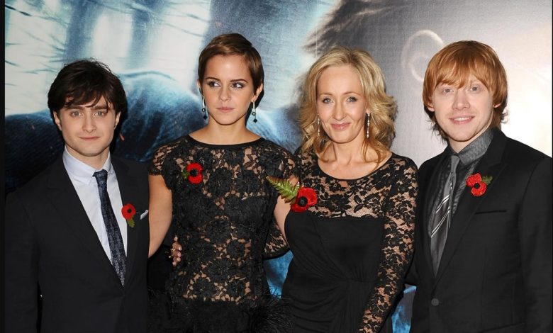 JK Rowling & Harry Potter actors