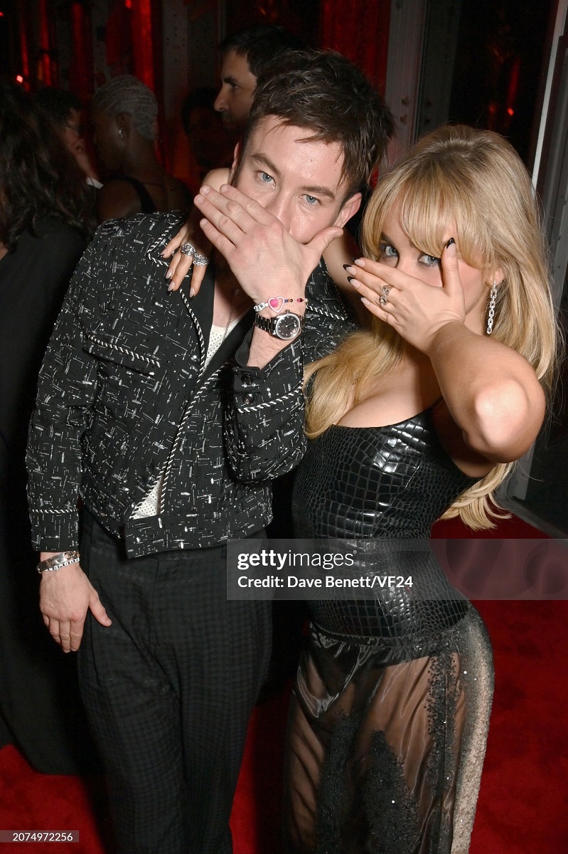 Sabrina Carpenter and Barry Keoghan