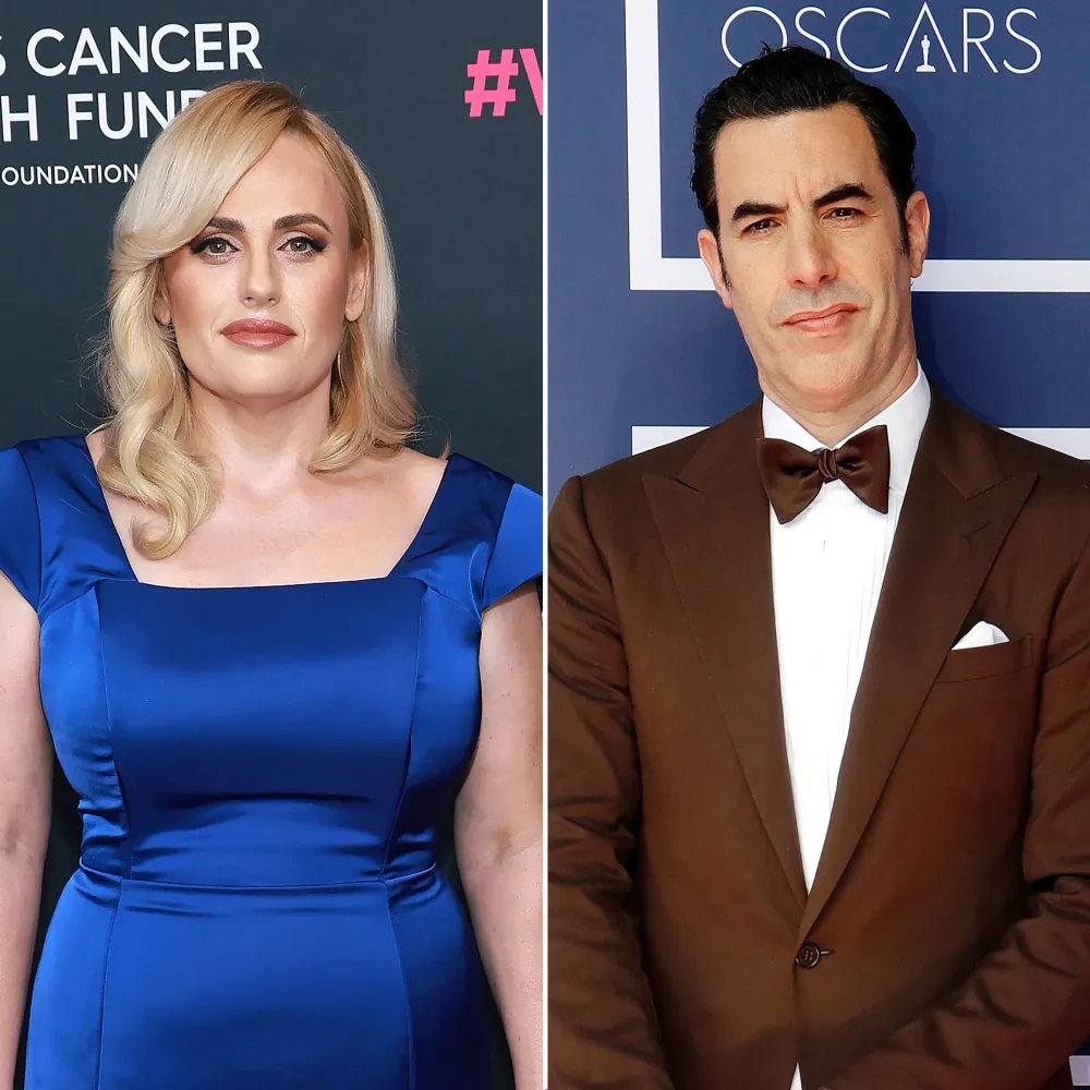 Sacha Baron Cohen and Rebel Wilson