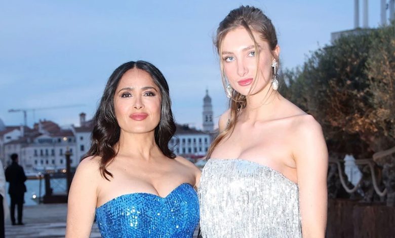 Salma Hayek and her stepdaughter