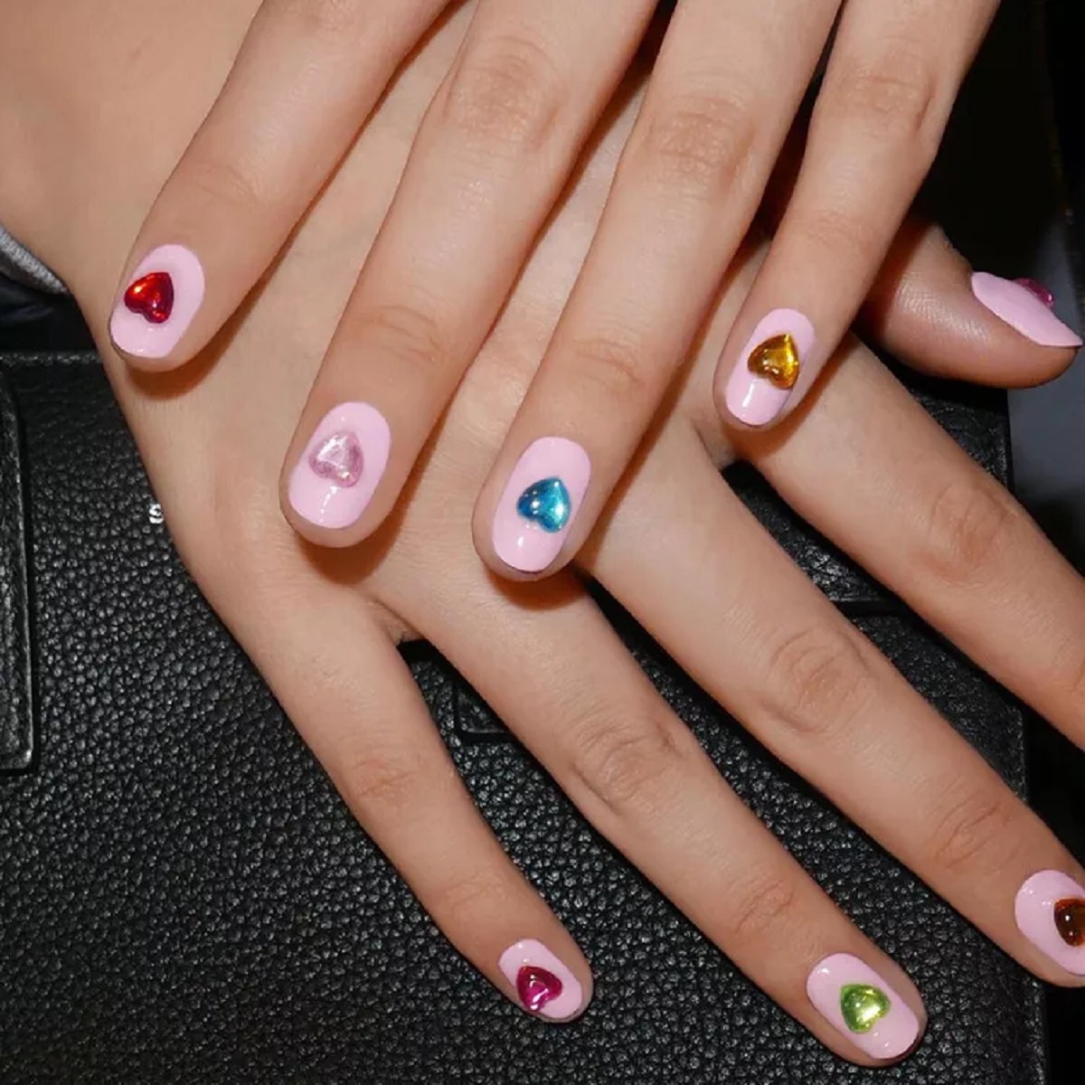 The best pink nail designs5