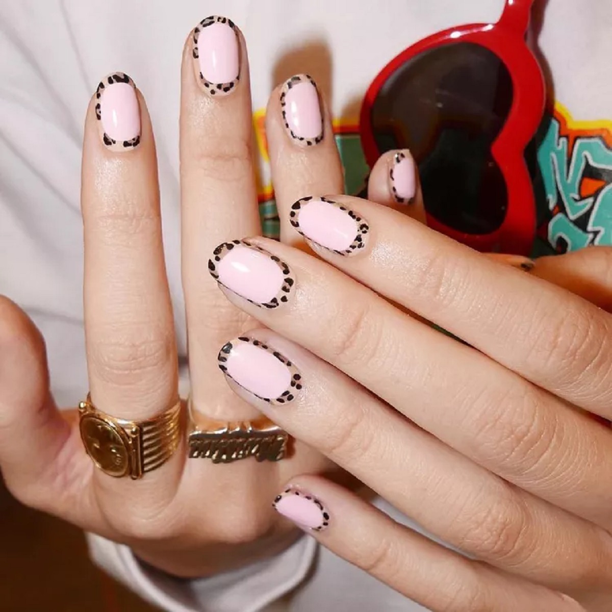 The best pink nail designs7