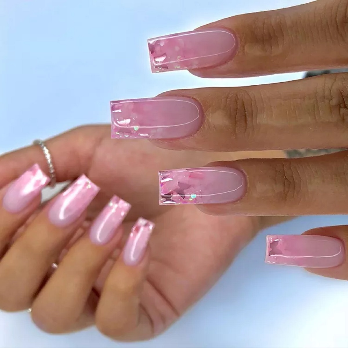 The best pink nail designs9