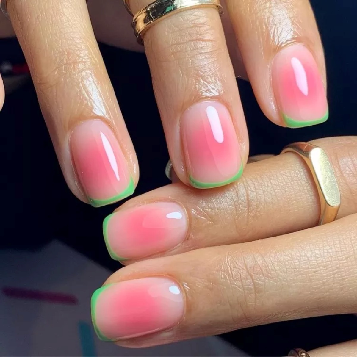 Watermelon nail design5