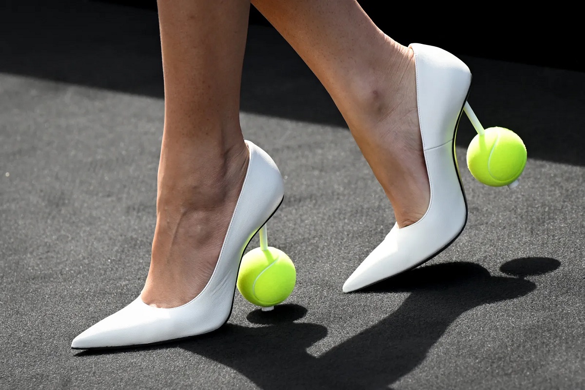 Zendaya in tennis ball heels3