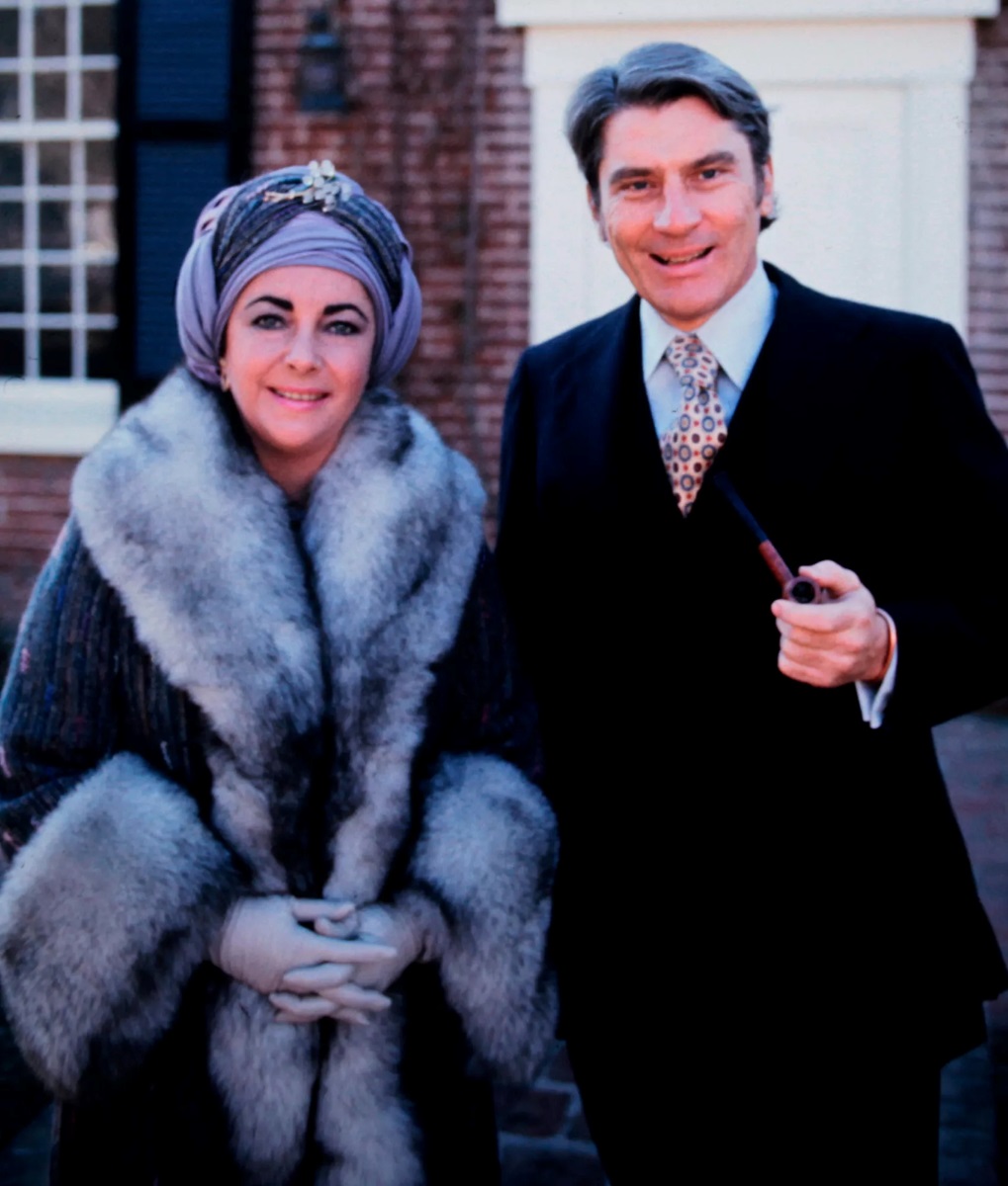 Elizabeth Taylor and Sen. John Warner