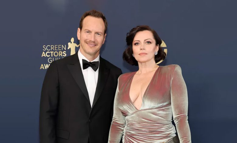 Patrick Wilson and his beautiful wife