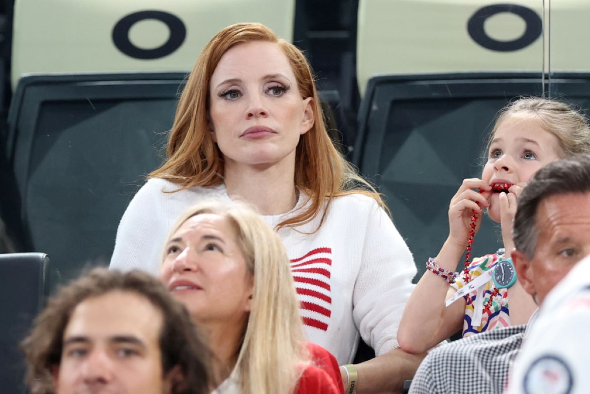 Jessica Chastain at the Paris Olympics2