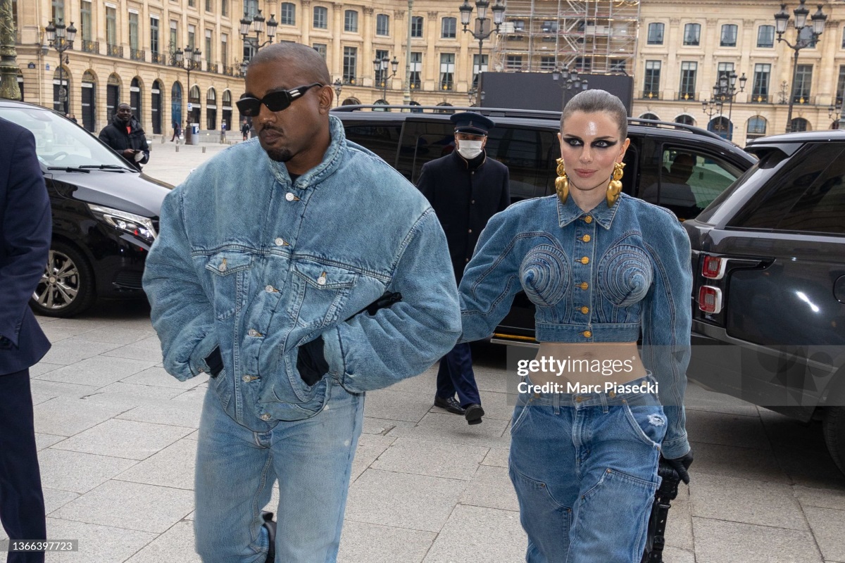 Julia Fox and Kanye West