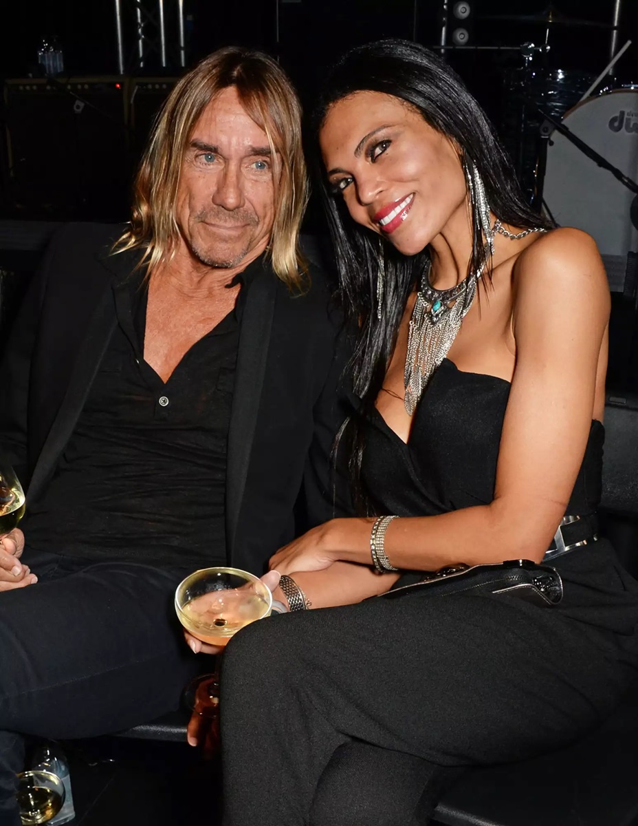 Legendary Iggy Pop and his wife Nina Alu-1