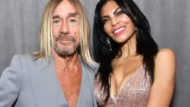 Legendary Iggy Pop and his wife Nina Alu