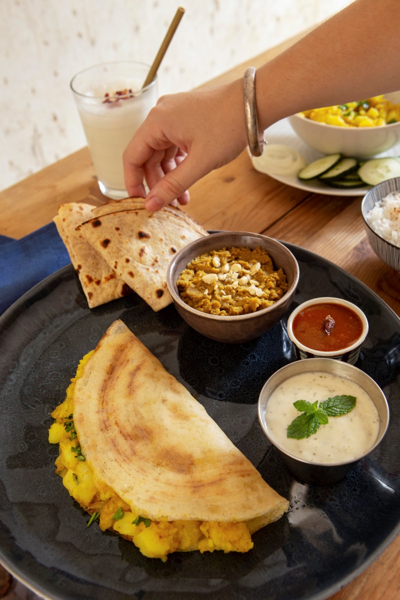 MILLET AND LENTIL DOSA