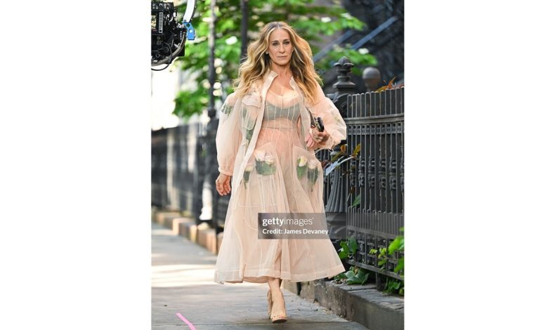 Sarah Jessica Parker transparent top