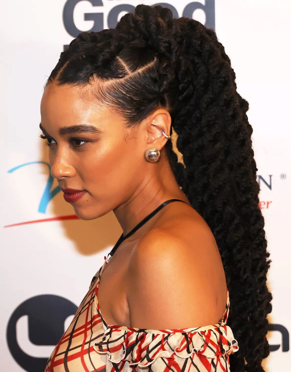 Alexandra Shipp's natural hair1