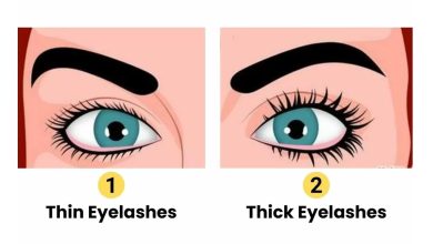 Eyelash personality test