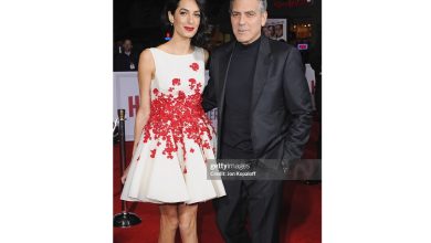 George Clooney and his wife Amal