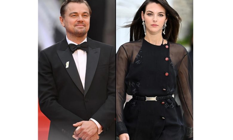 Leonardo DiCaprio and Vittoria Ceretti