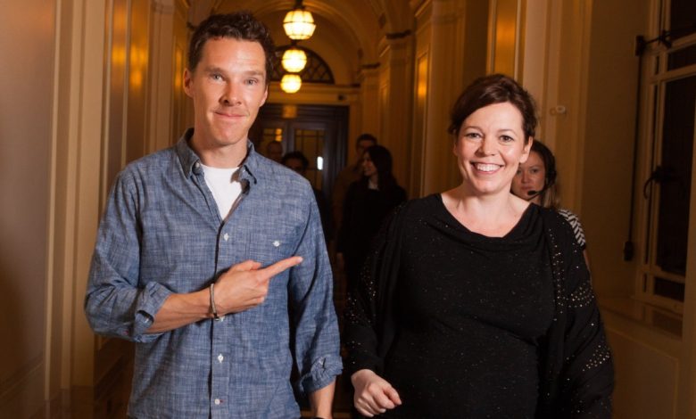 Olivia Colman and Benedict Cumberbatch