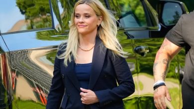 Reese Witherspoon Wide-Leg Denim