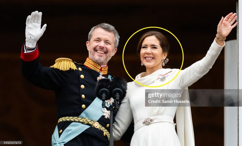 The Queen of Denmark's floral dress