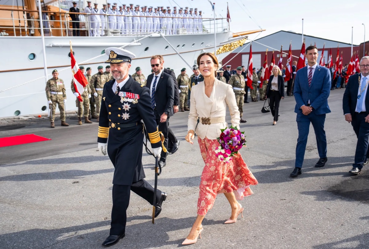 The Queen of Denmark's floral dress1