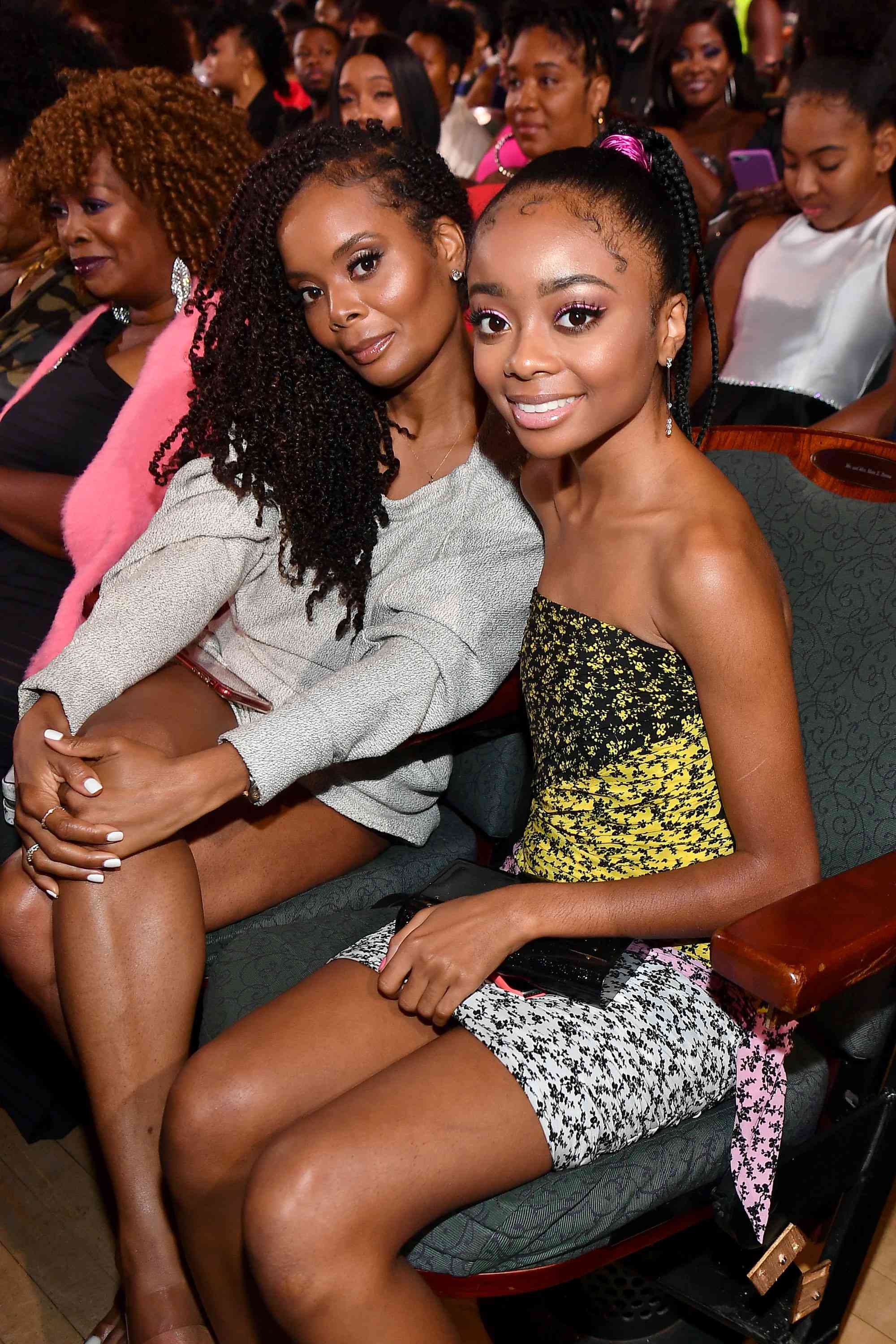 NEWARK, NEW JERSEY - AUGUST 25: Kiya Cole and Skai Jackson attend Black Girls Rock 2019 Hosted By Niecy Nash at NJPAC on August 25, 2019 in Newark, New Jersey. (Photo by Paras Griffin/Getty Images for BET)