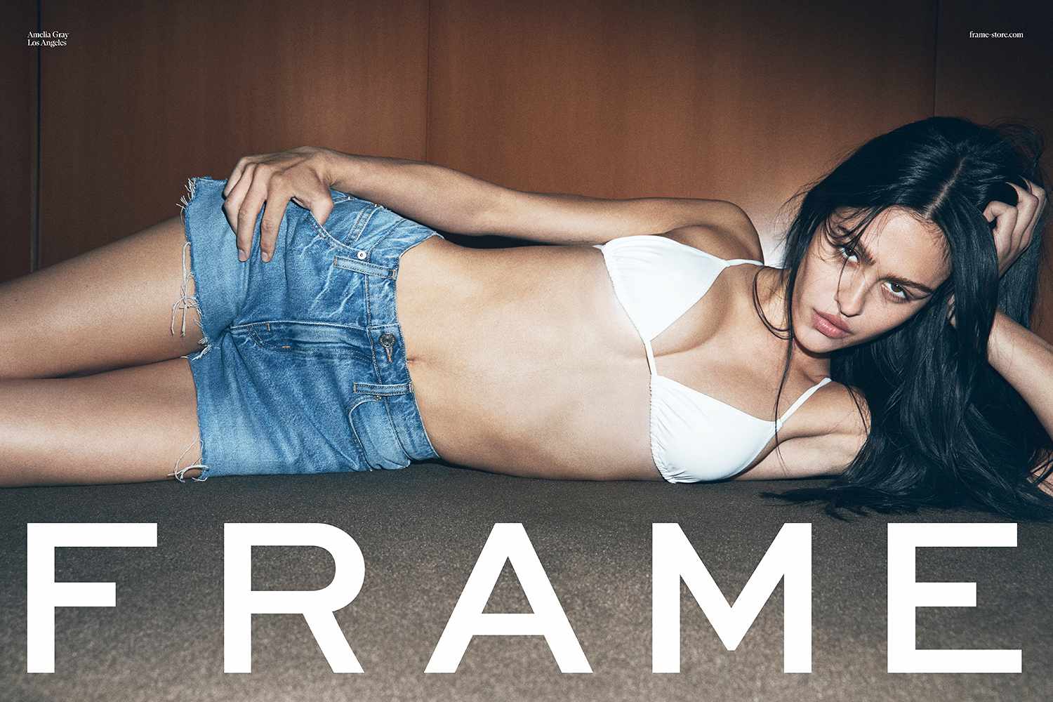 FRAME Announces Amelia Gray as New Face of the Brand