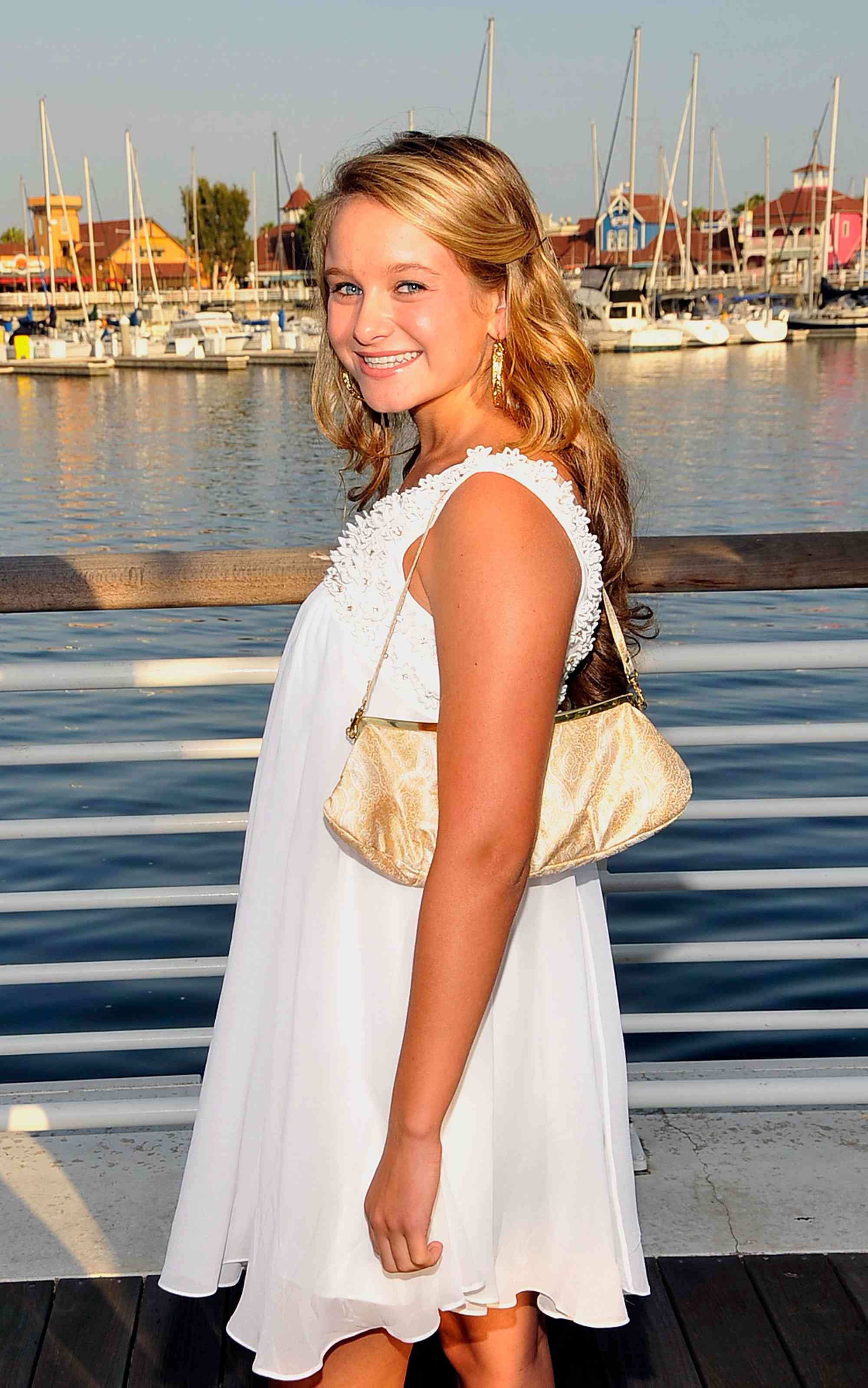 LONG BEACH, CA - JULY 25: Ella Sinise attends Jillian Clare's 16th Birthday Party aboard the Harbor Breeze Yacht 'The Christopher' at Rainbow Harbor on July 25, 2008 in Long Beach, California. The party will also benefit APe (Animals, People, & Environment Action). (Photo by John M. Heller/Getty Images)