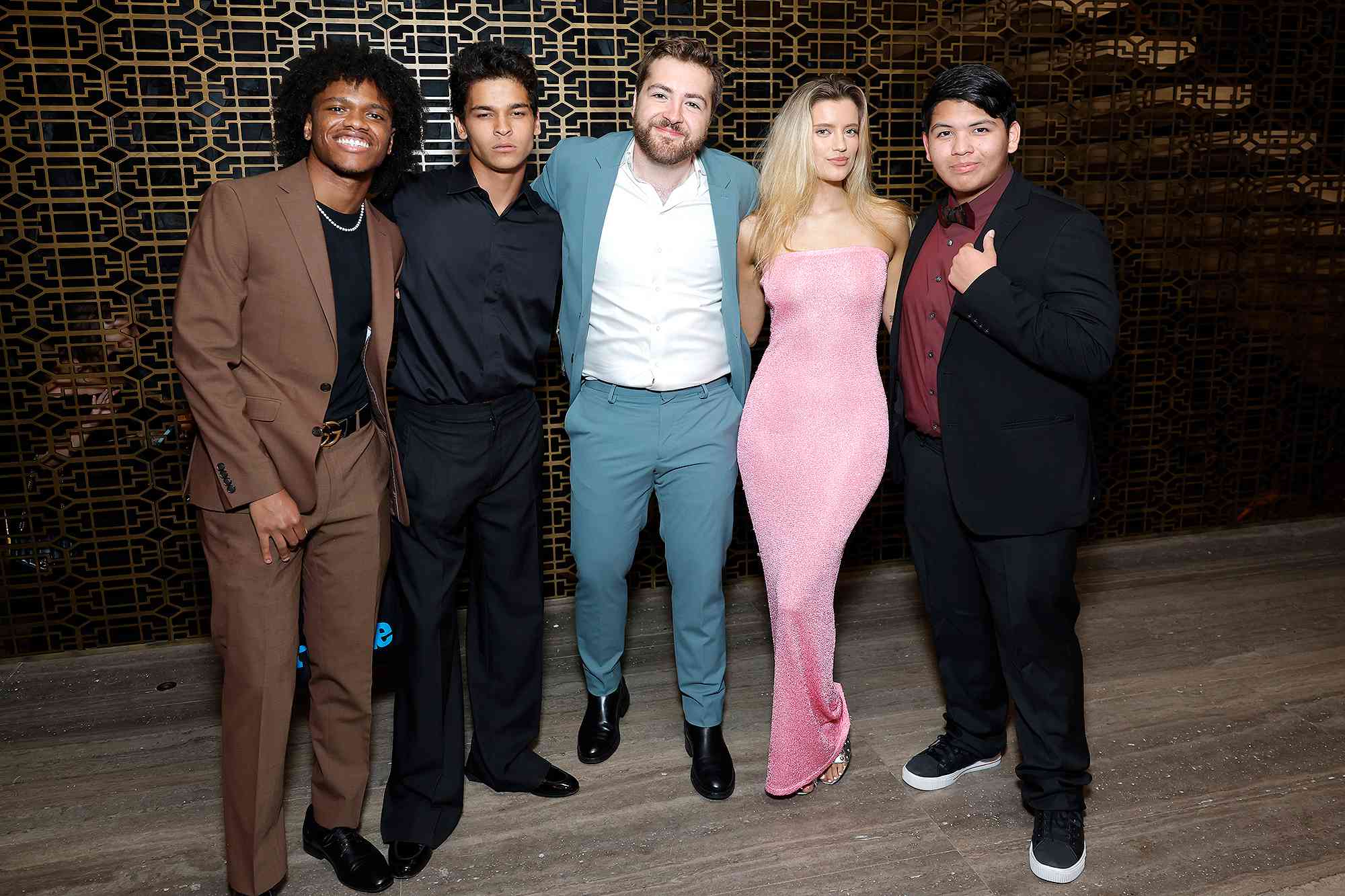 Kamron Alexander, DâPharaoh Woon-A-Tai, Michael Gandolfini, Mia Healey and Lane Factor attend The Hollywood Reporter & SAG-AFTRA Emmy Nominees Night sponsored by Glenfiddich, Heineken and Shake Shack at Stanley II on September 13, 2024 in West Hollywood, California. 