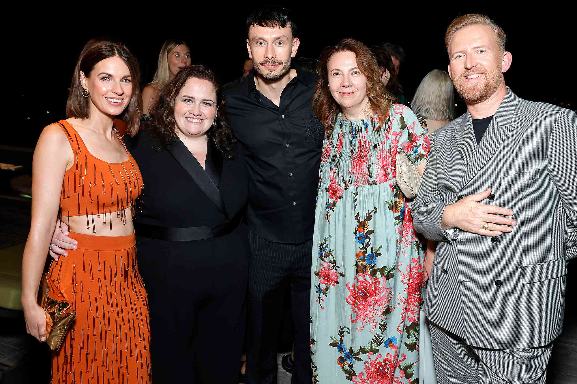 Jessica Raine, Jessica Gunning, Richard Gadd, guest and Tom Goodman-Hill attend The Hollywood Reporter & SAG-AFTRA Emmy Nominees Night sponsored by Glenfiddich, Heineken and Shake Shack at Stanley II on September 13, 2024 in West Hollywood, California. 