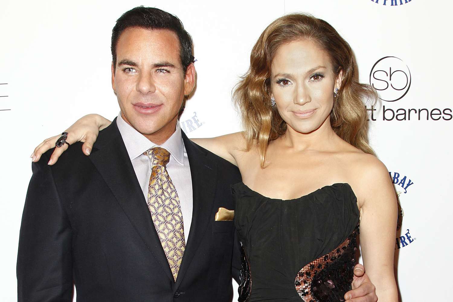 Scott Barnes and musician and actress Jennifer Lopez