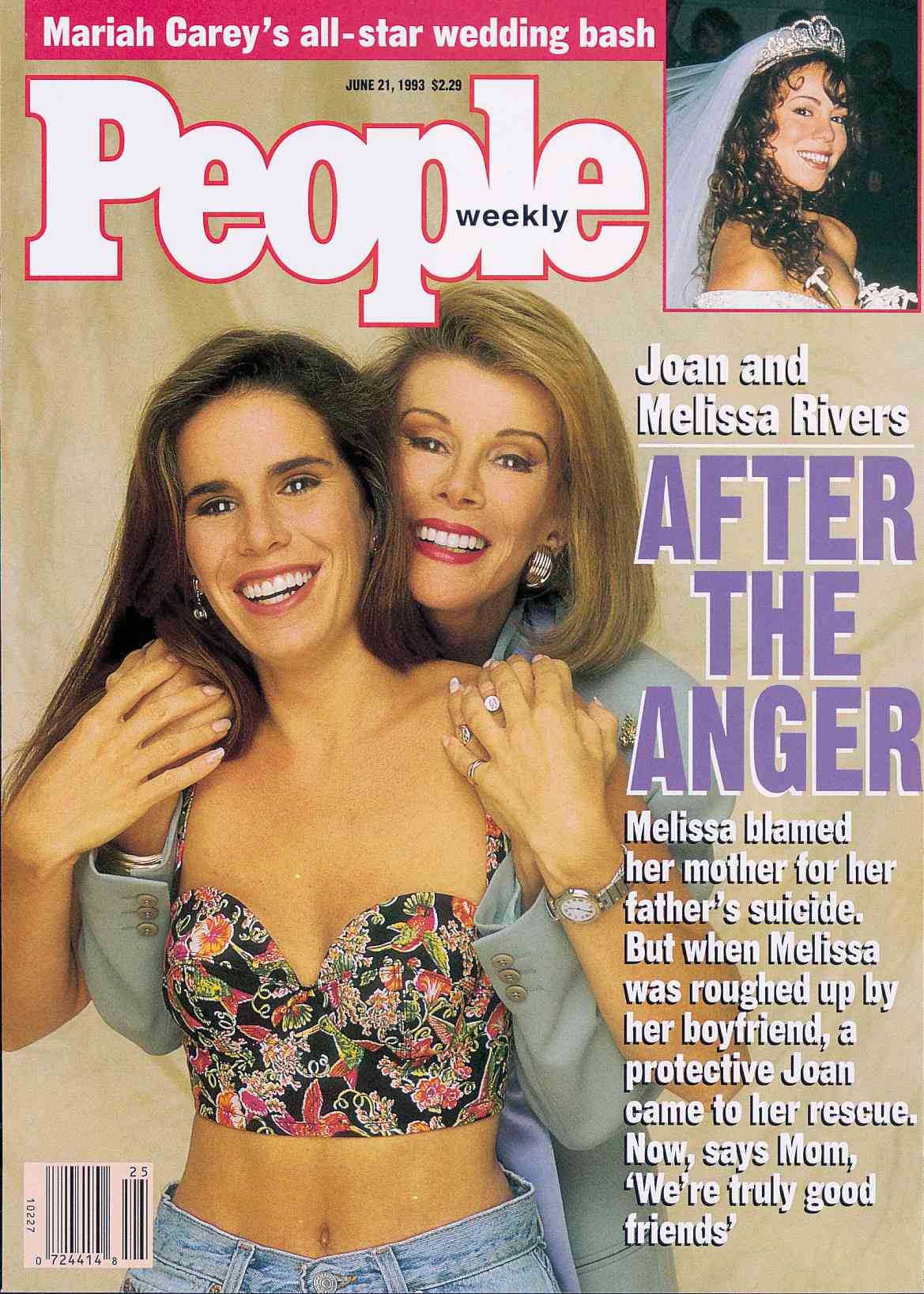 Joan and Melissa Rivers People Magazine Cover 1993.