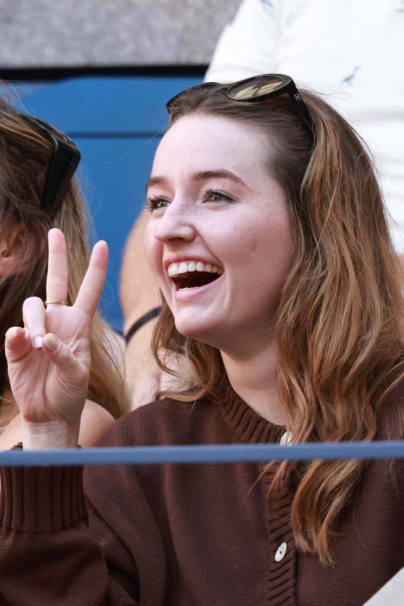 Kaitlyn Dever during a men's singles match at the 2024 US Open on Monday, Sep. 2, 2024 in Flushing, NY. 