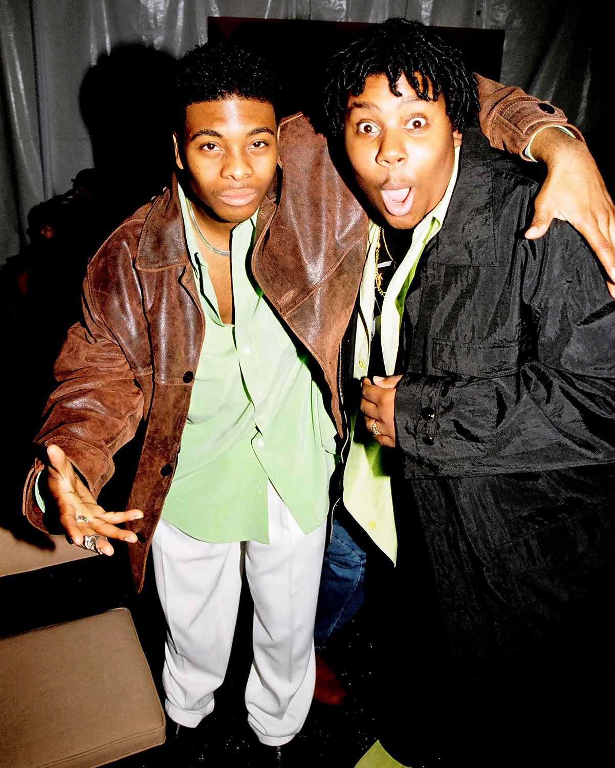 Kel Mitchell and Kenan Thompson during 1998 Kid's Choice Awards in Los Angeles, California.