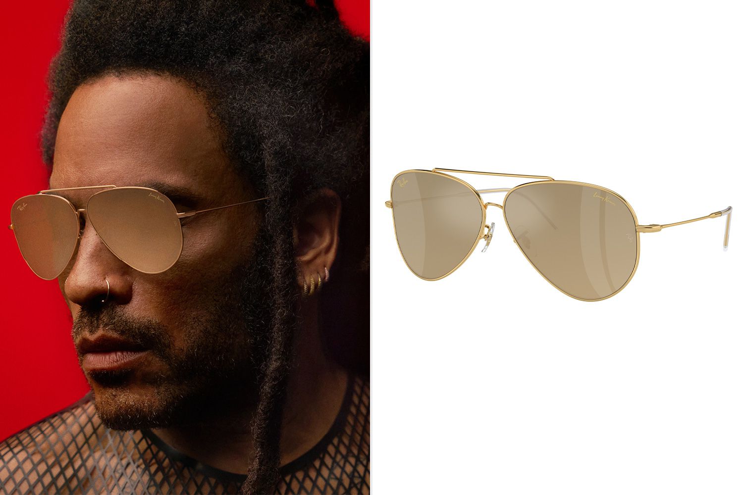 Lenny Kravitz Ray Ban