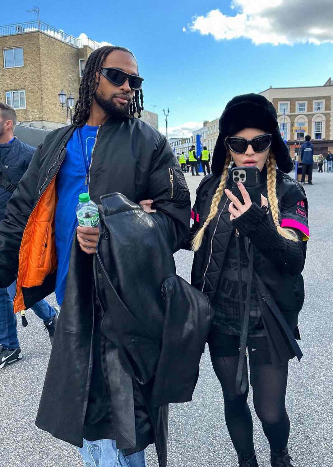 Madonna and her boyfriend Akeem Morris