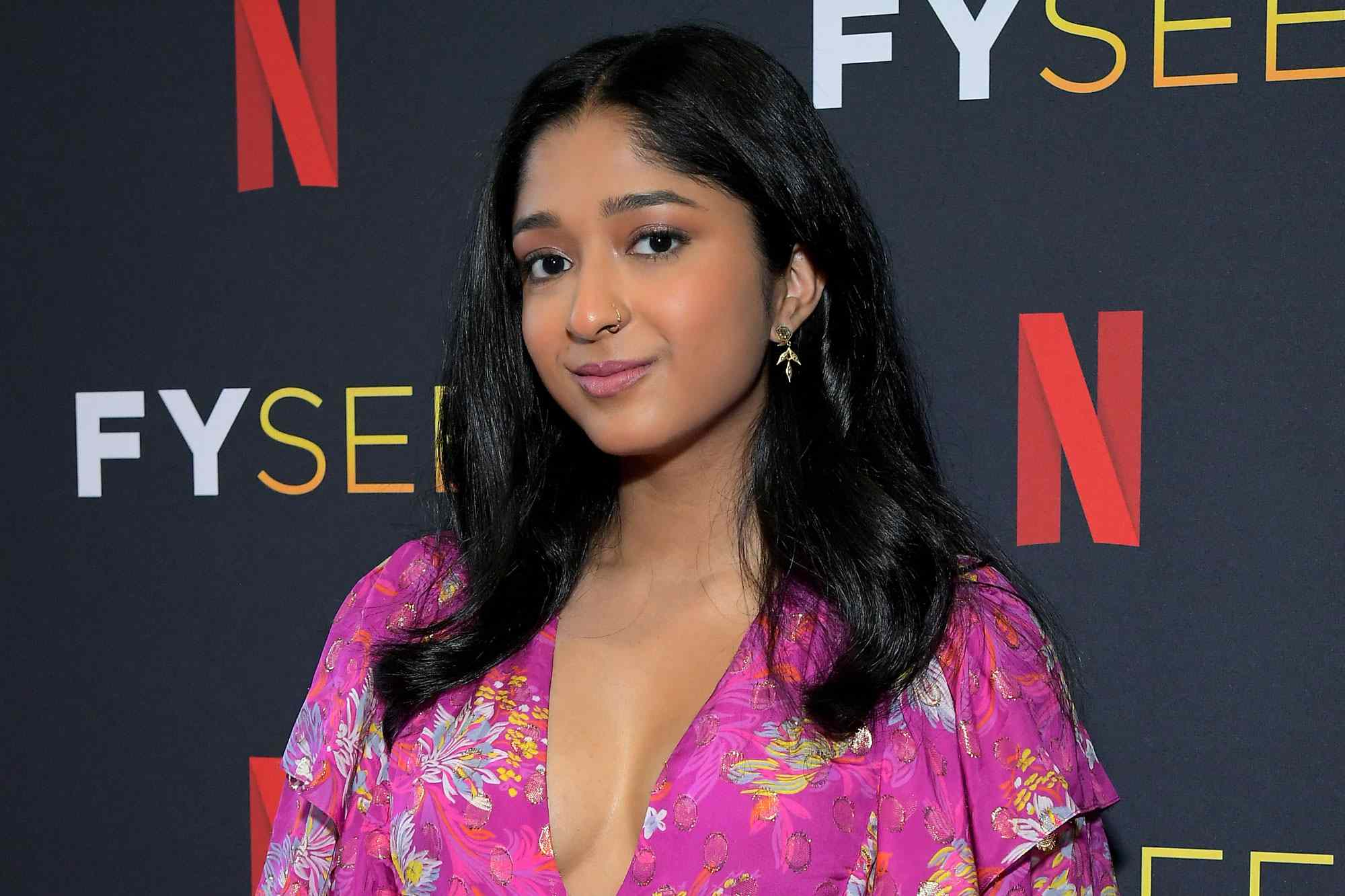 LOS ANGELES, CALIFORNIA - MAY 16: Maitreyi Ramakrishnan attends Going for Gold: A Celebration of Netflix's Pan Asian Emmy Contenders at Raleigh Studios Hollywood on May 16, 2022 in Los Angeles, California. (Photo by Charley Gallay/Getty Images for Netflix)